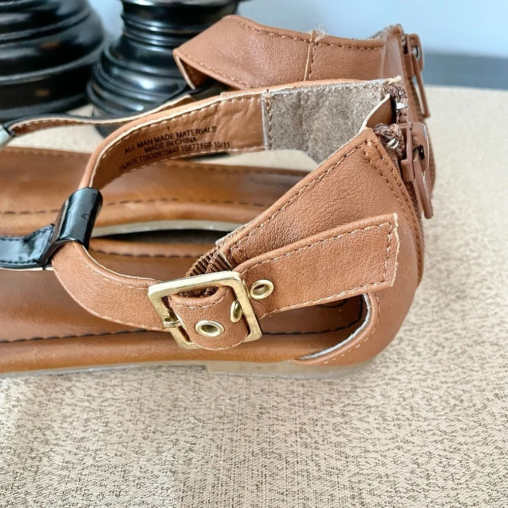 Girl’s Xhilaration Ankle Strap Thong Sandals